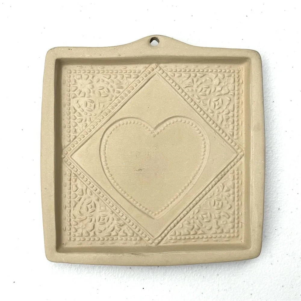 Vintage Cookie Mold Set | Stoneware | Brown Bag 1988‎ & 1992 - Hill Design